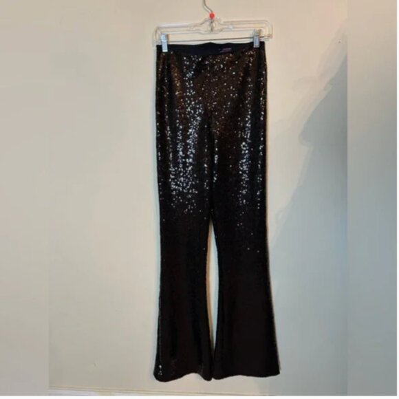 Commando sequins black pants size L - Picture 2 of 9